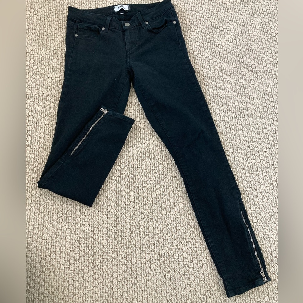 PAIGE verdugo ankle zip jeans